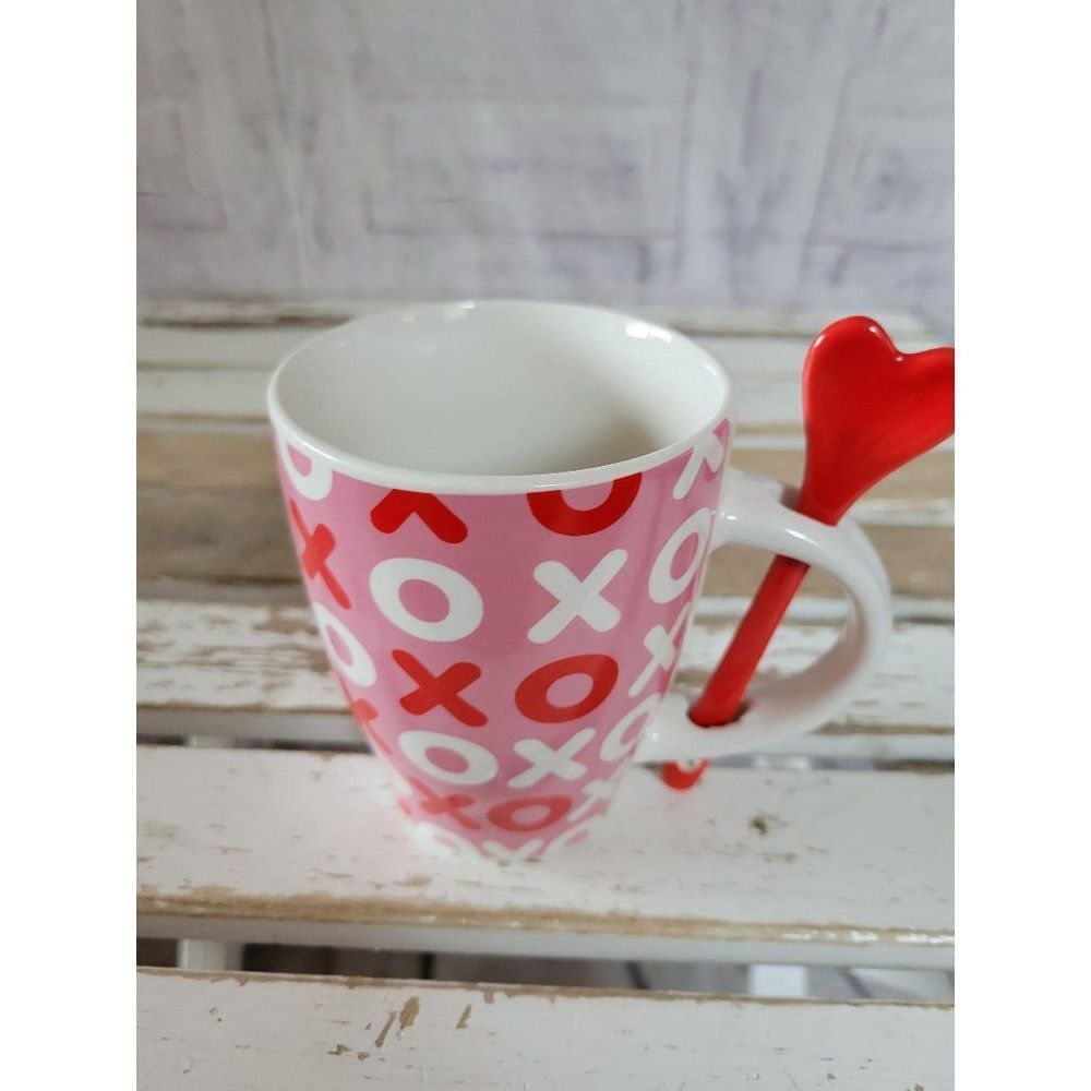 Trisa valentine heart spoon mug cup coffee tea‎